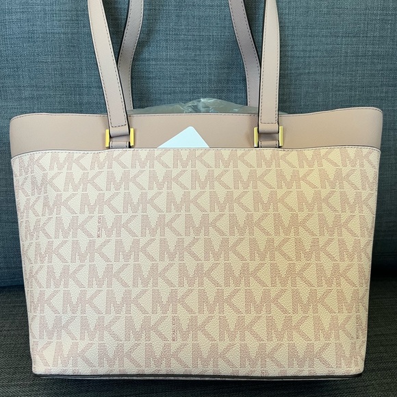 NWT MICHAEL KORS FLORENCE TOP ZIP LARGE TOTE HANDBAG - Picture 11 of 12